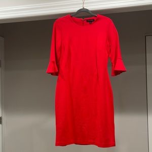 BR - Red 3/4 sleeve dress